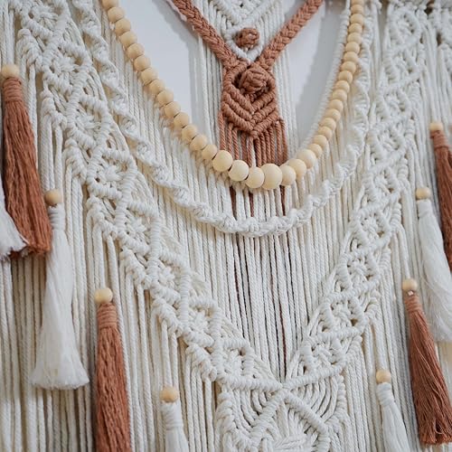 Large Macrame Wall Hanging Boho Woven Tapestry Chic Home Art Wall Decor