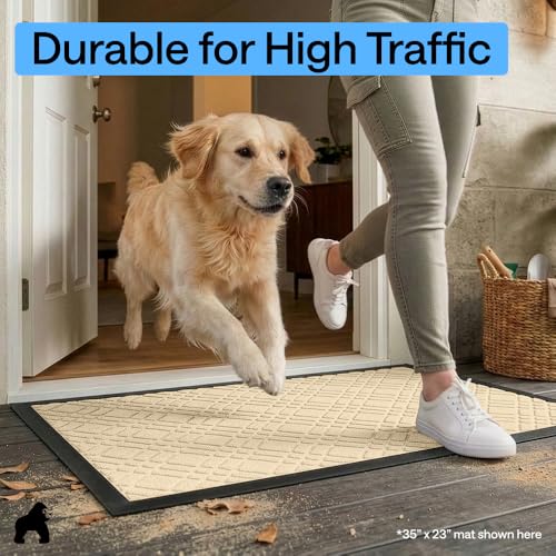 WeatherMAX Door Mat (Modern Latte / 35" x 23")