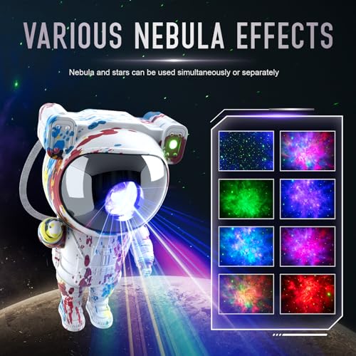 Star Projector Galaxy Night Light (Nebula Pattern)