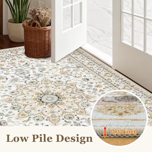 2x3 Area Rugs Living Room (Beige / 2' x 3' (Rectangular))