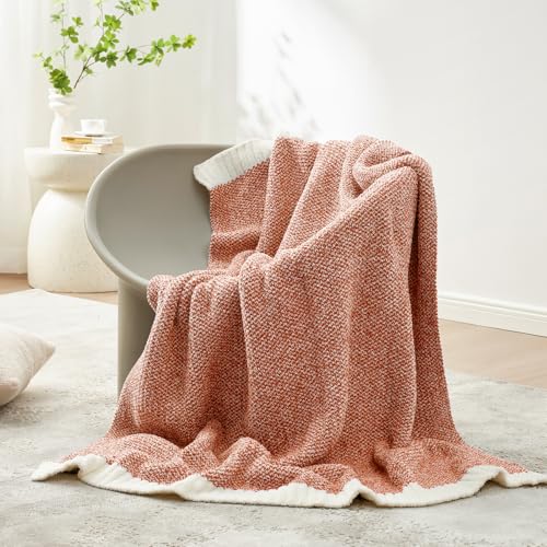 Orange Throw Blanket for Fall (Heather Orange / Throw (50"x60"))