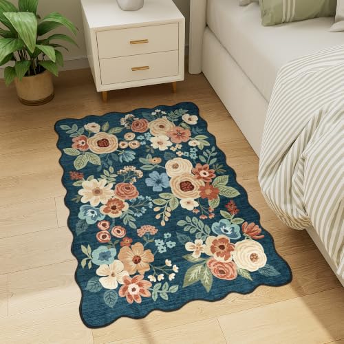 2x3 Rug for Entryway (Prussian Blue (Big) / 2' x 3' (Rectangular))