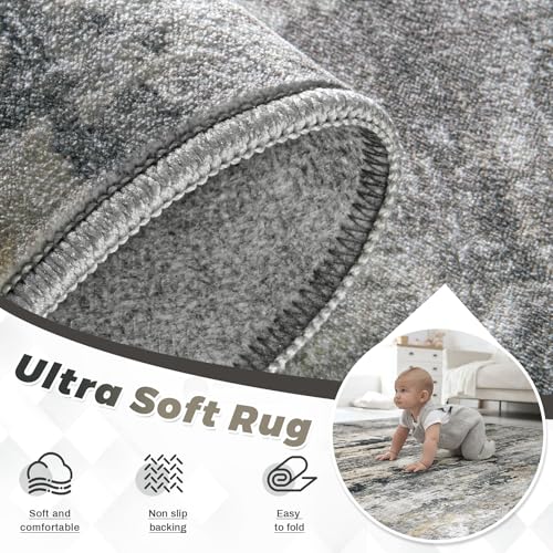Area Rugs 8x10 for Living Room (Blackgreybrown / 8' x 10' (Rectangular))