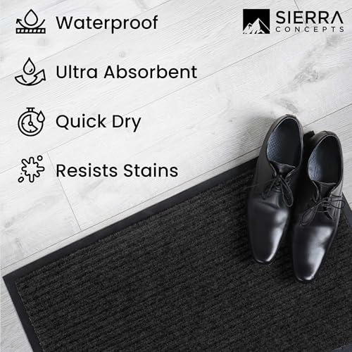 Front Door Mat (36" x 24" / Black)