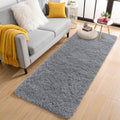 2x5 Machine Washable Runner Rugs for Hallway (2x5 Ft / Light Grey)