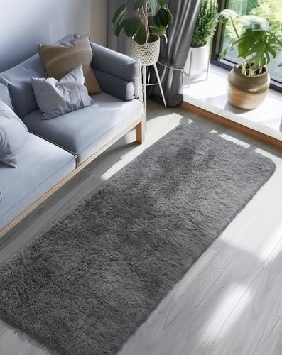 2x8 Runner Rug for Hallway (1- Grey / 2' x 8' (Rectangular))