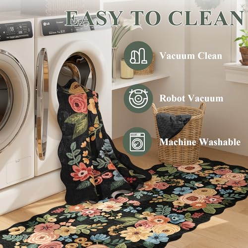 2x14 Hallway Runner Rug (Black (Big) / 2' x 14' (Rectangular))