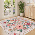 4x4 Square Area Rug (Beige / 4' x 4' (Rectangular))