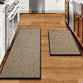 Kitchen Rugs Non Slip Washable 2 (Black)
