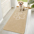 Dog Door Mat for Muddy Paws 70x32 (Beige / 70" X 32")
