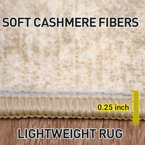 2'6''x8' Runner Rugs Washable Rug (Beige / 2'6" x 8' (Runner))