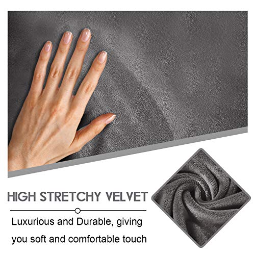 Reclining Love Seat Slipcover (Dark Grey)