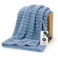 Soft Blue Throw Blanket for Couch Decor Gifts 50"x60" (Blue / Throw)