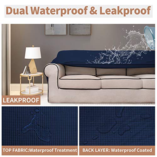 100% Waterproof Chair Couch Cover (Navy / Chair)
