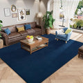 Navy Blue Area Rugs for Bedroom Living Room (4' x 6' (Rectangular) / Navy Blue)