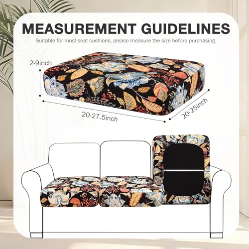 14Pcs Patio Cushion Covers (Floral / 14PCS)