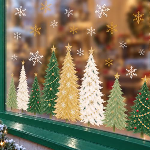 Christmas Window Clings Decor (Christmas Tree)
