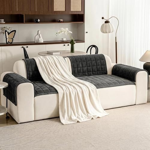 Couch Covers for Dogs (Dark Grey / 1PC/27.6"x27.6")