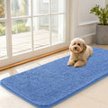 Dog Door Mat for Muddy Paws 47x20 (Cornflower Blue / 47" X 20")