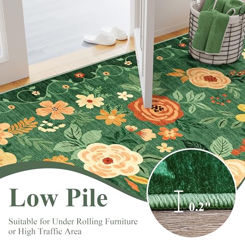 6x9 Area Rugs (Dark Green / 6' x 9' (Rectangular))