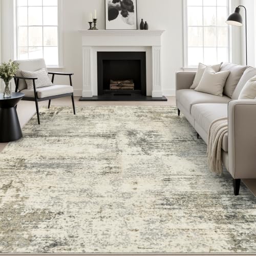 5x8 Area Rug Living Room (Ash Brown / 5' x 8' (Rectangular))