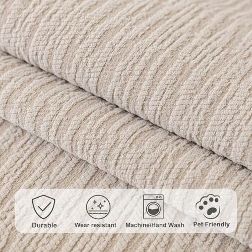 Soft Waterproof Chenille Cover Washable (1pc/36"x63"/Seat Cover / Coffee)