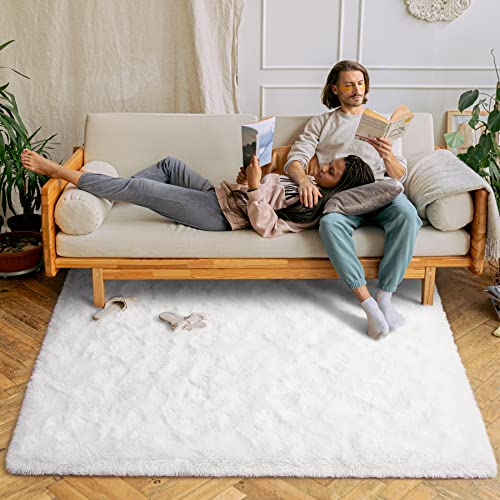 Soft Area Rugs for Bedroom Living Room Plush Fluffy Rug 9x12 (Cream / 9' x 12' (Rectangular))