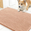 Dog Door Mat for Muddy Paws 24x16 (Peach / 24" X 16")