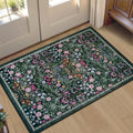 2x3 Small Entryway Rug (Dark Green / 2' x 3' (Rectangular))