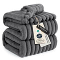 Soft Queen Size Blanket for Bed Frost Gray 90"x90" (Frost Gray / Queen)