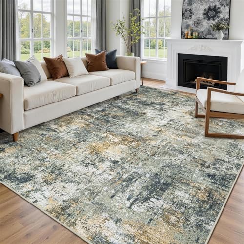 9x12 Area Rugs for Living Room Washable Bedroom Dining Room Multi Color (Multi Color / 9' x 12' (Rectangular))