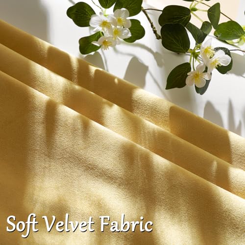 Yellow Velvet Pillow Covers 26x26 Decorative Pillows Pack of 2 (Yellow / 26" x 26" (Pack of 2))