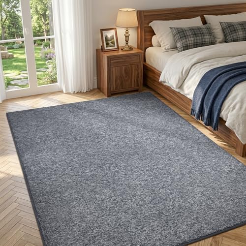 4x6 Grey Blue (09 Grey Blue/White / 4' x 6' (Rectangular))