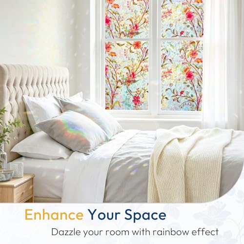 Stained Glass Window Privacy Film (35.4" x 118.1" / Cosmos)