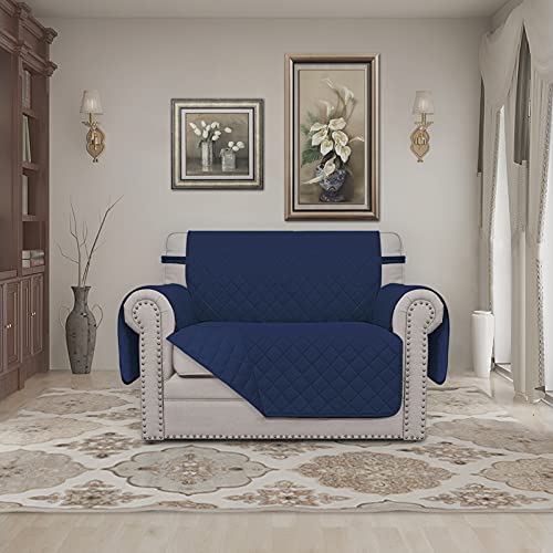 Reversible Couch Cover (Navy/Navy / Small-XL Chair)