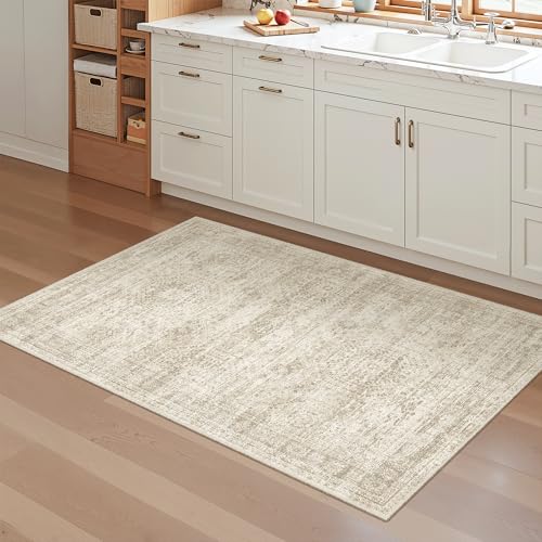 3x4 Rugs Non Slip (Beige / 3' x 4' (Rectangular))