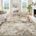 8x10 Area Rugs for Living Room (Brown / 8' x 10' (Rectangular))