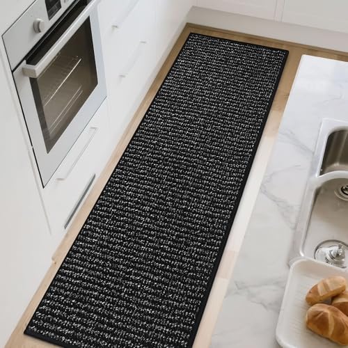 Kitchen Runner Rugs 20"x48" (Black / 20" X 48" (Rectangular))
