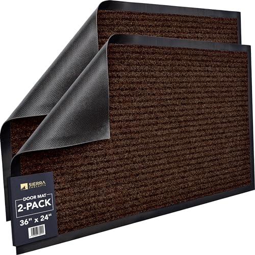 Front Door Mat (36" x 24" / Dark Brown)