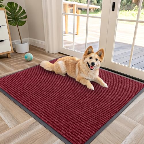Front Door Mat 40x32 (Wine Red / 40" X 32")