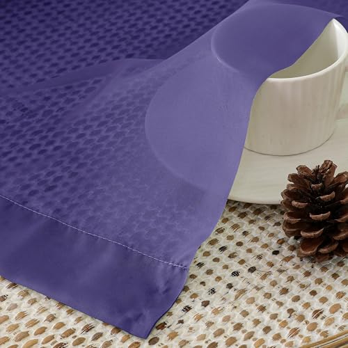 Purple Sheer Curtains 96 Inches Long 2 Panels Set (42"W x 96"L (Pack of 2) / Purple)