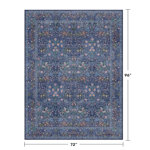 Dining Room Rugs for Under Table (Dark Blue / 6' x 8' (Rectangular))