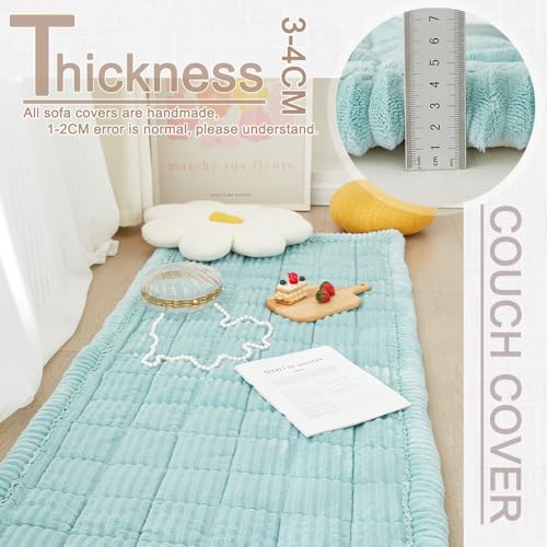 Couch Covers for Dogs Washable (Blue / 27.6" X 59")