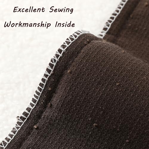 Pack of 2 Boucle Textured Throw Pillow Covers 12x20 Inch (Dark Coffee / 20" x 12" (Pack of 2))