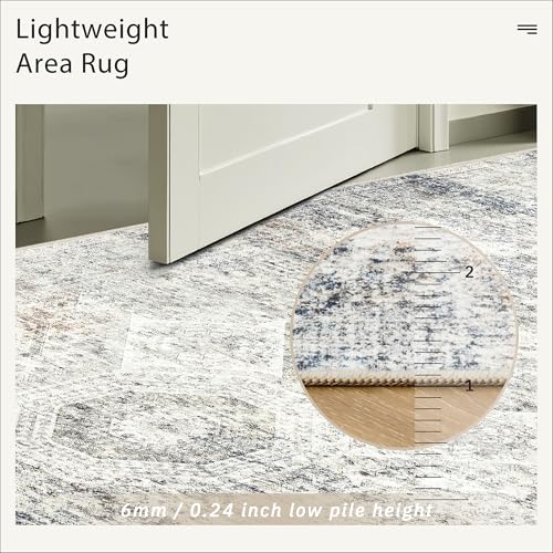 5x7 Area Rugs Blue (Blue/Ivory / 5' x 7' (Rectangular))