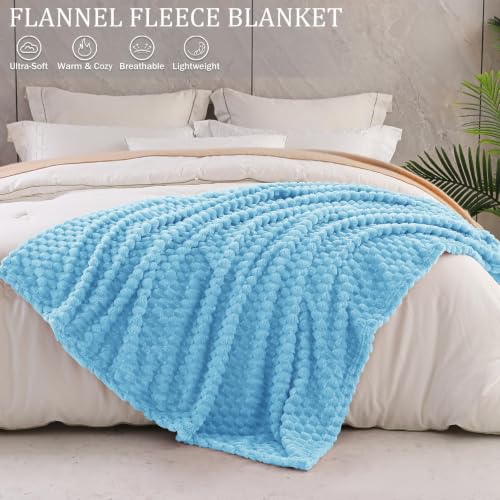 3D Fleece Twin Size Blanket for Bed (Blue / Twin ( 60x80 IN ))