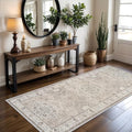 Washable Entryway 3x7 Runner Rug (3' x 7' (Rectangular) / Beige)