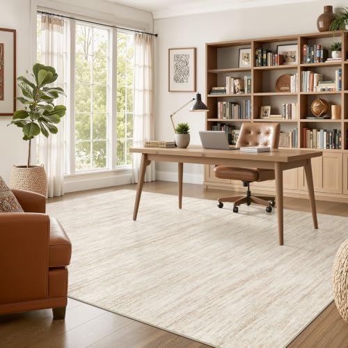 Boho 8x10 Area Rug Living Room Rugs Machine Washable Beige (A-beige / 8' x 10' (Rectangular))