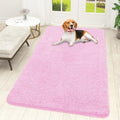 Dog Door Mat for Muddy Paws 59x32 (Pink / 59" X 32")
