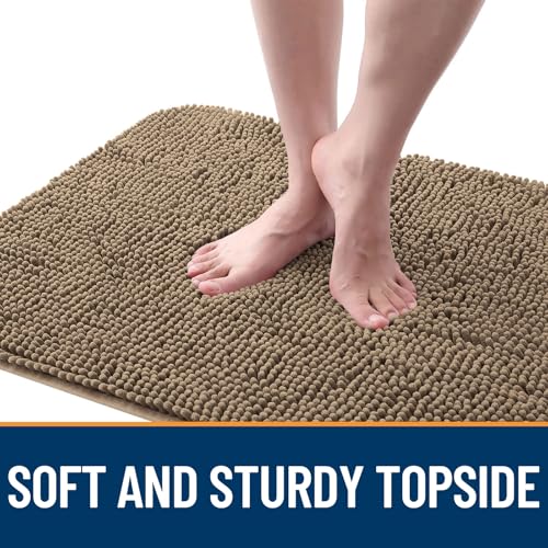 Dog Door Mat for Muddy Paws 47x17 (Tan / 47" X 17")